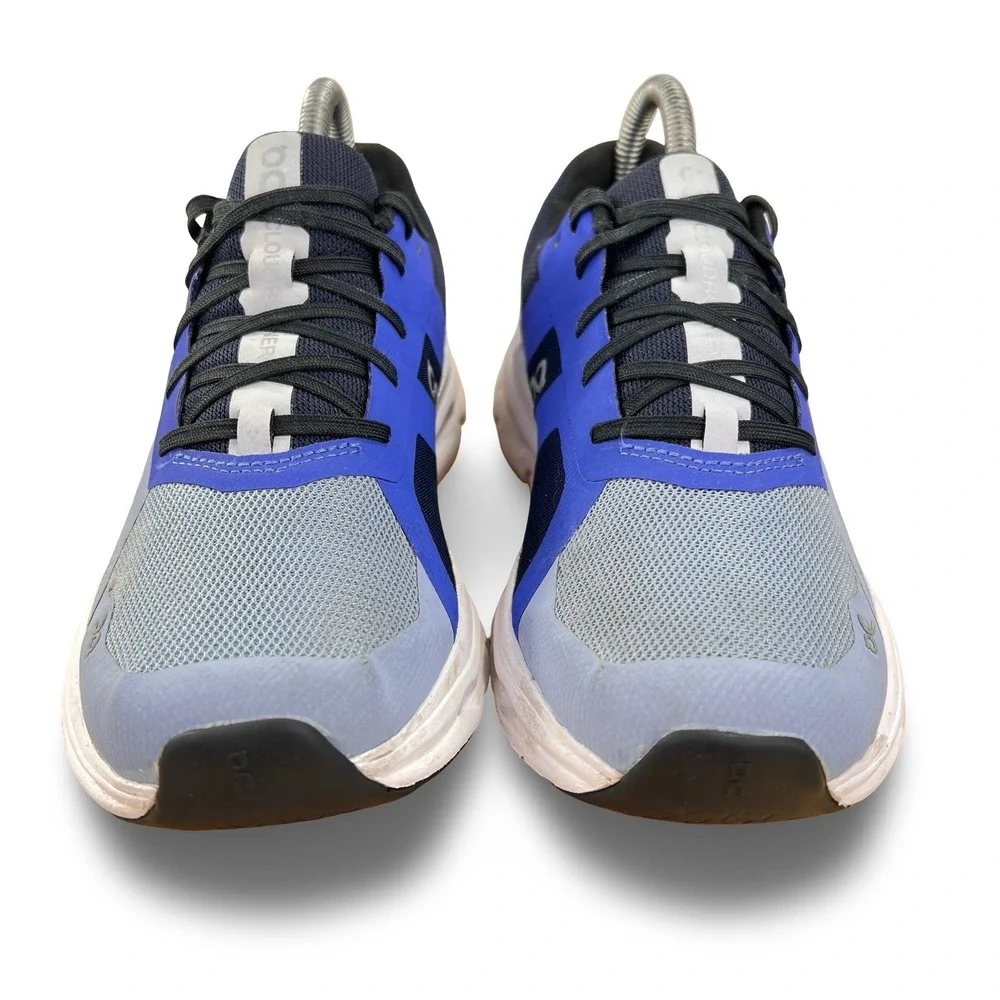 On Cloudrunner Running Shoes Womens Size 7 Blue Grey CloudTec Athletic Sneakers
